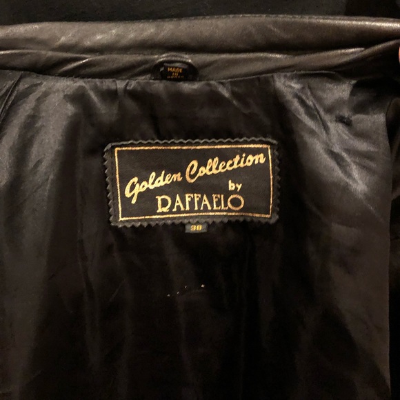 VINTAGE Raffaelo Golden Collection leather jacket - Picture 6 of 6